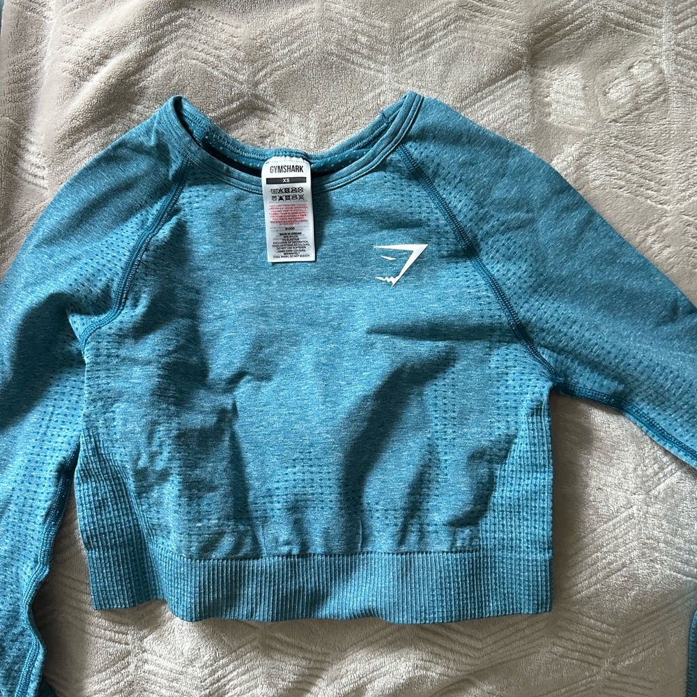 Gymshark Women's Blue Long Sleeve